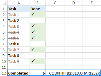 How To Insert A Checkmark In Excel For Mac